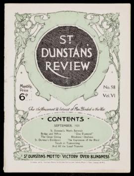 St Dunstan's Review No 58