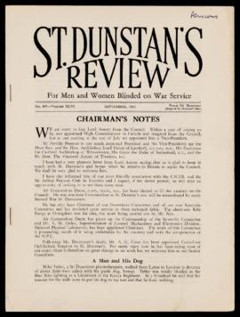 St Dunstan's Review No 495