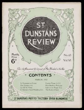 St Dunstan's Review No 63