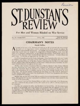 St Dunstan's Review No 502