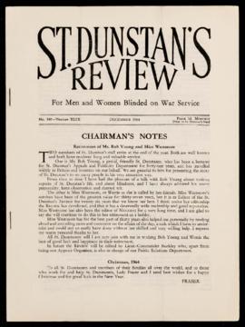 St Dunstan's Review No 549