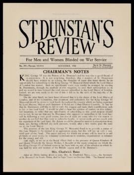 St Dunstan's Review No 399