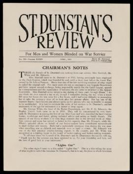 St Dunstan's Review No 383
