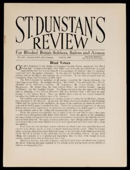 St Dunstan's Review No 184